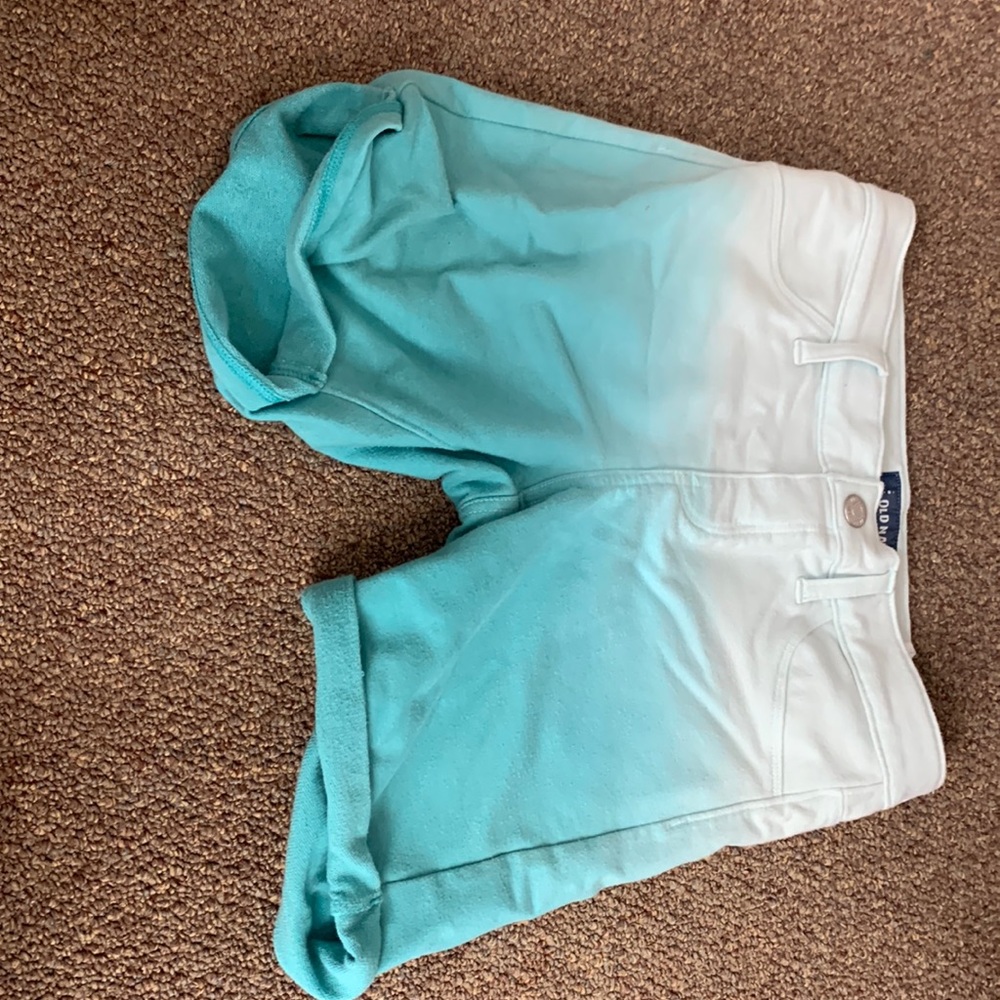 Kids ombré blue shorts